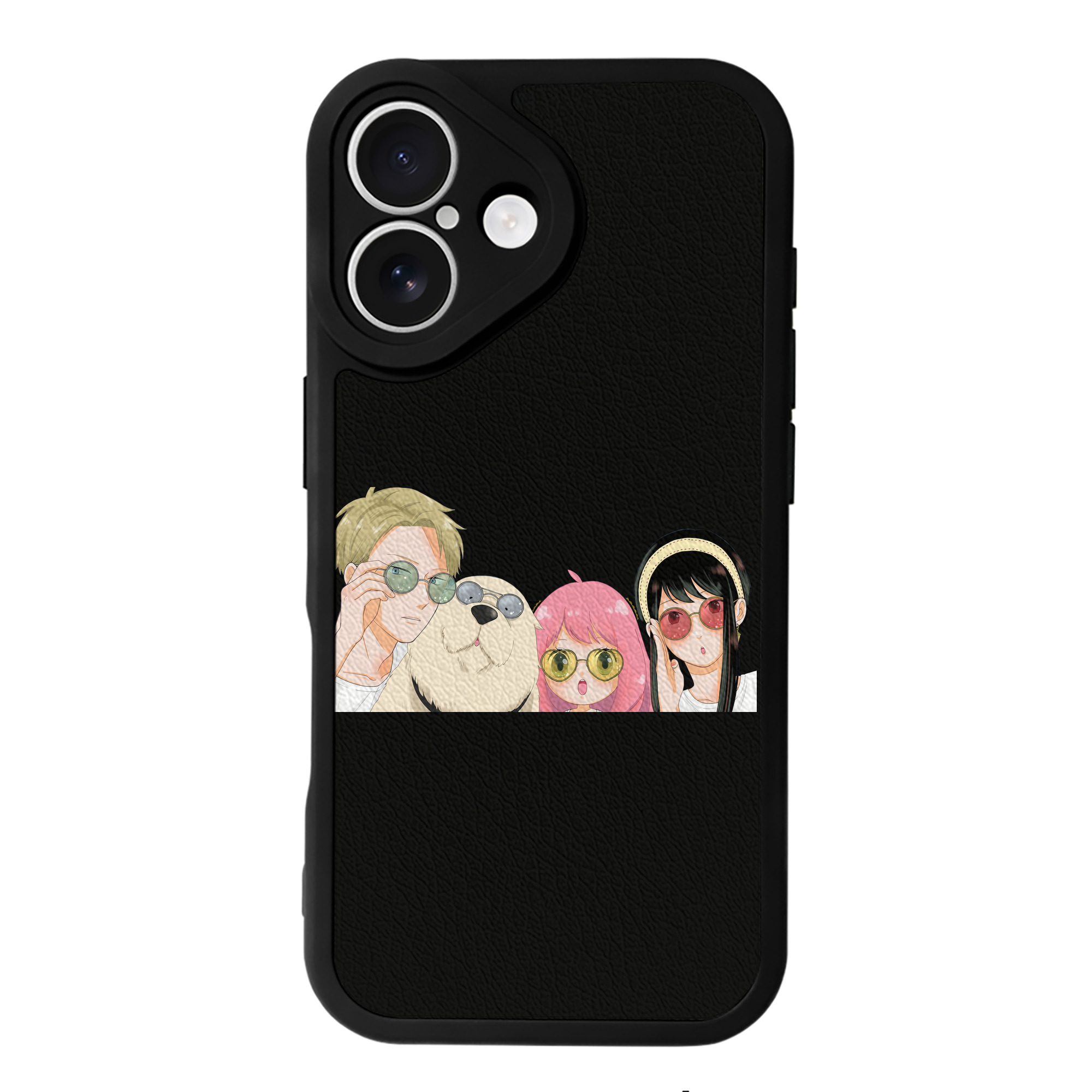 （画像用） SPY×FAMILY间谍家家酒 【iPhone 16シリーズ対応】シリコンスマホケース（レザー調） 材質：シリコン